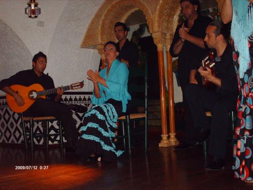 musicians/singers at Flamenco show