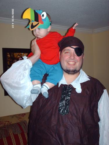 The pirate & his parrott