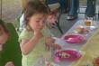 Gracie is eating!